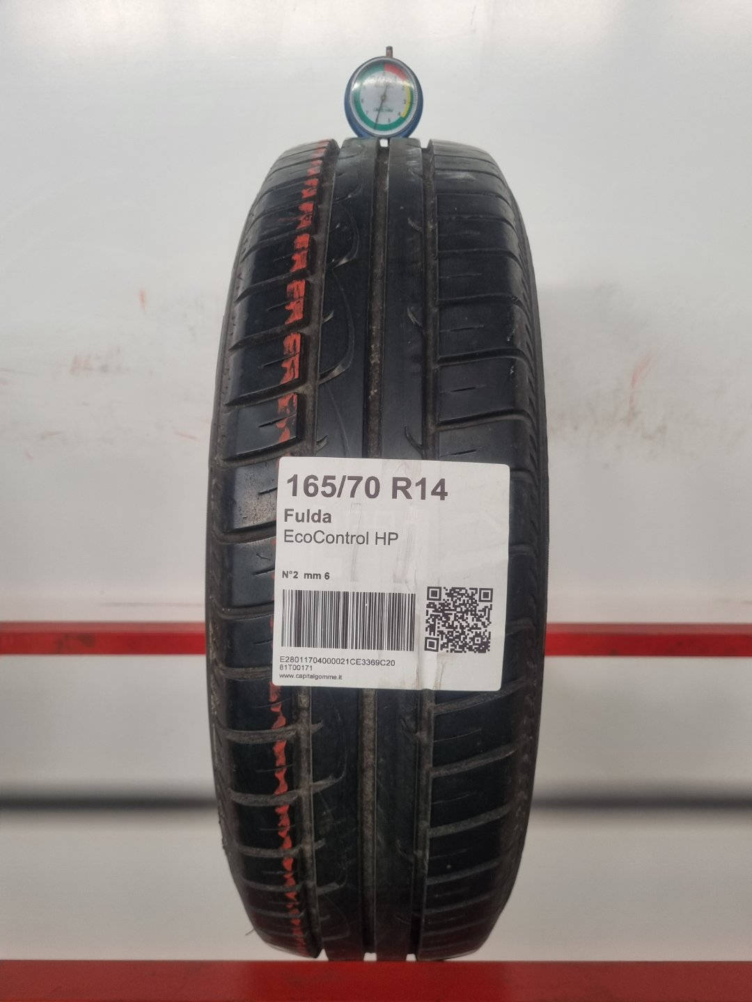 Gomma usata Fulda EcoControl HP 165/70 R14 Estiva - Capital Gomme