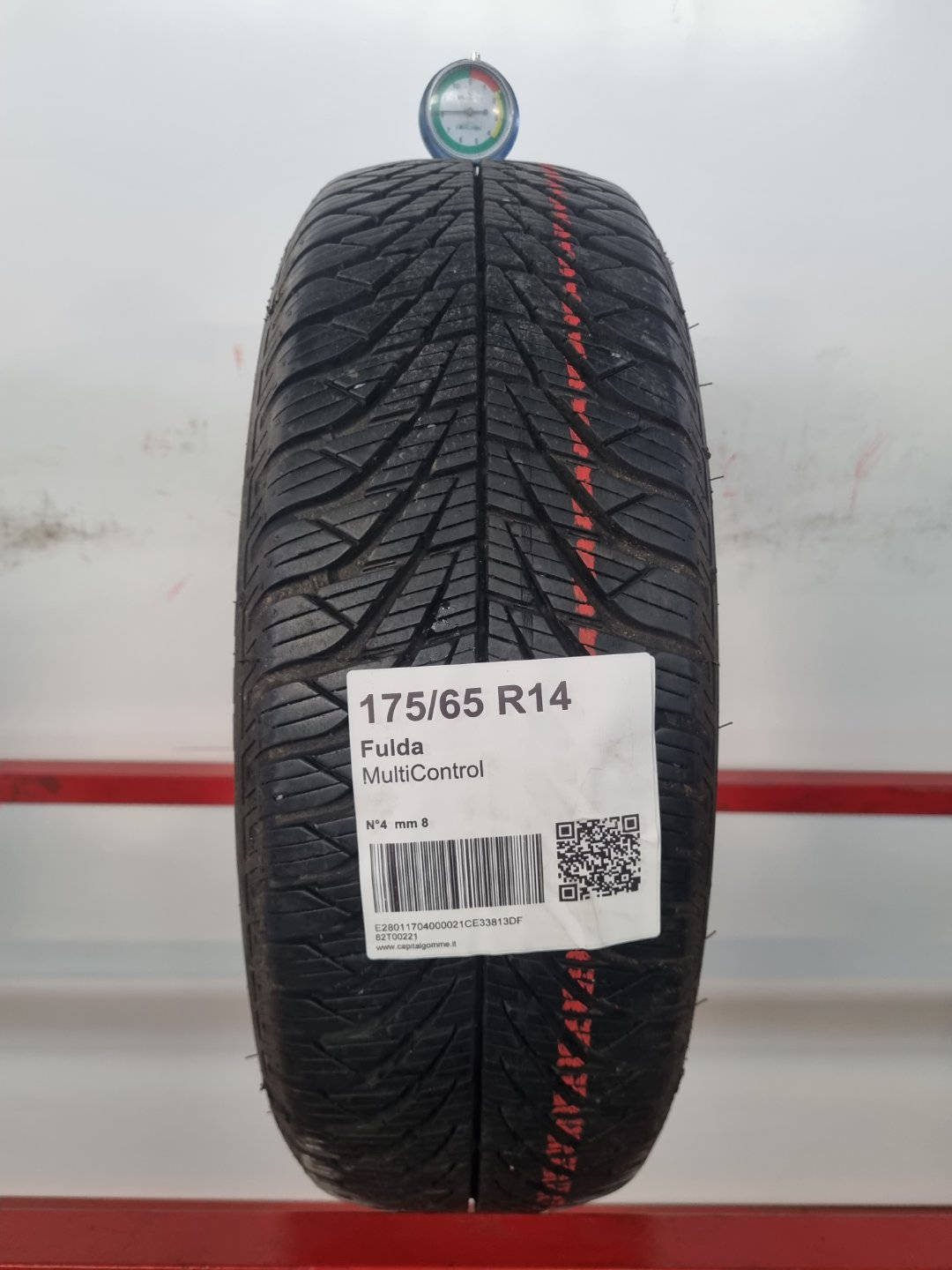Gomma usata Fulda MultiControl 175/65 R14 Quattro Stagioni - Capital Gomme