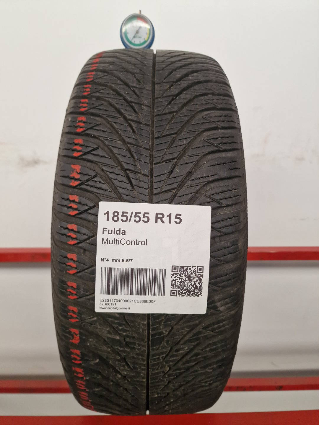 Gomma usata Fulda MultiControl 185/55 R15 Quattro Stagioni - Capital Gomme
