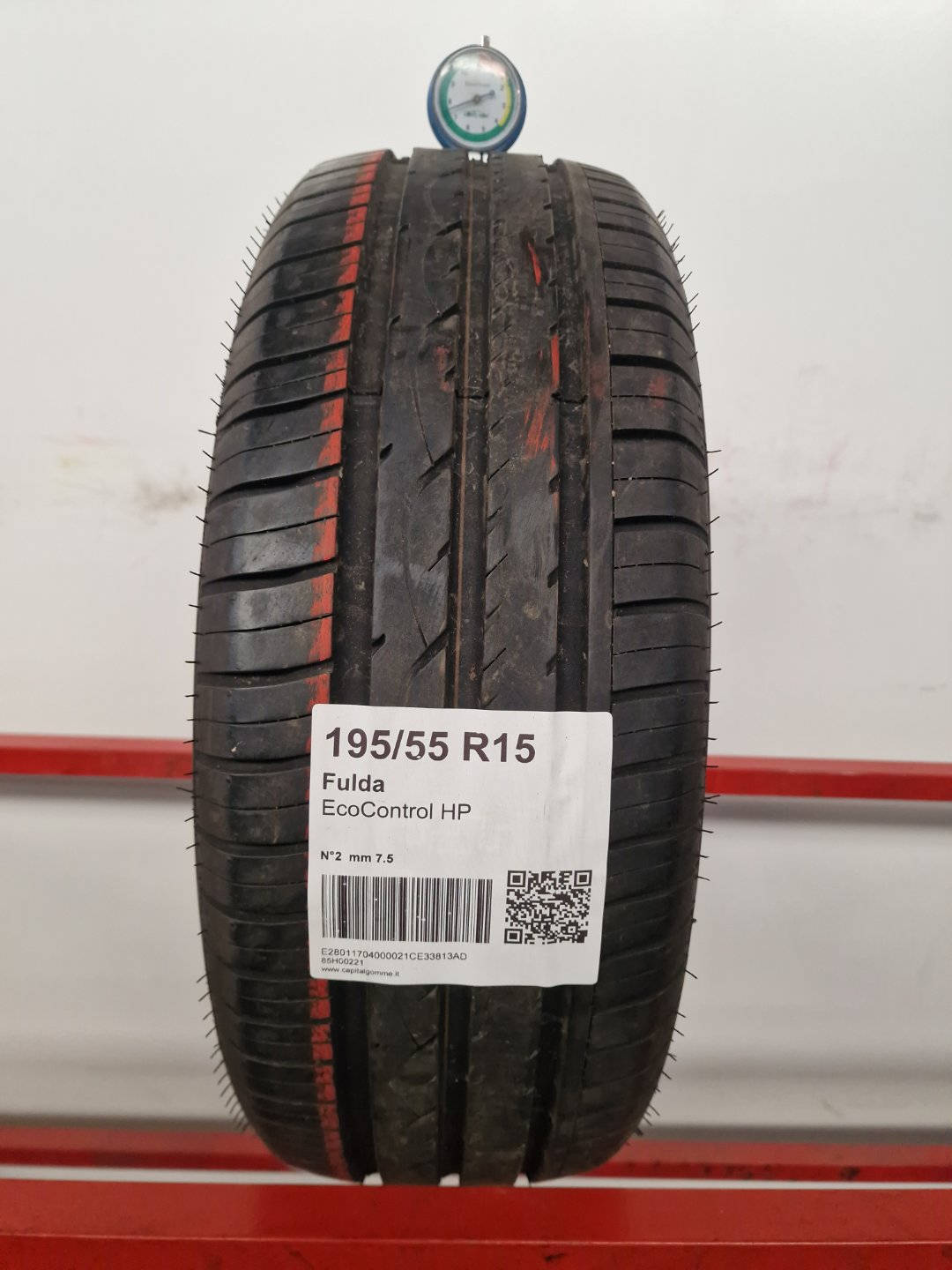 Gomma usata Fulda EcoControl HP 195/55 R15 Estiva - Capital Gomme