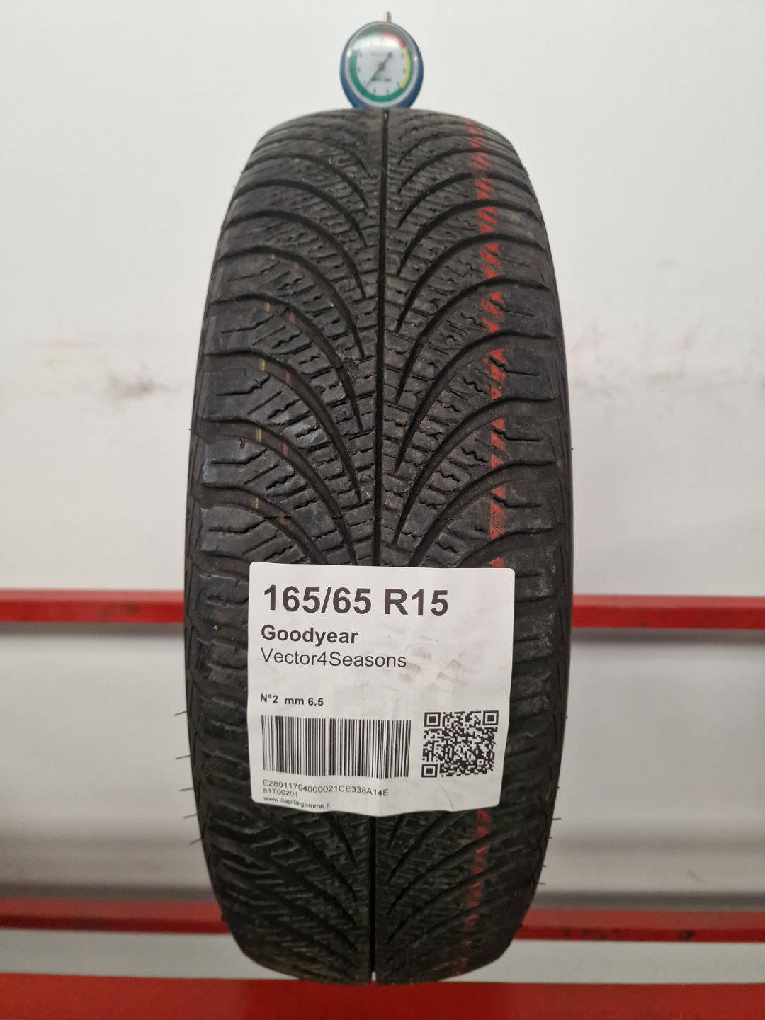 Gomma usata Goodyear Vector4Seasons 165/65 R15 Quattro Stagioni - Capital Gomme