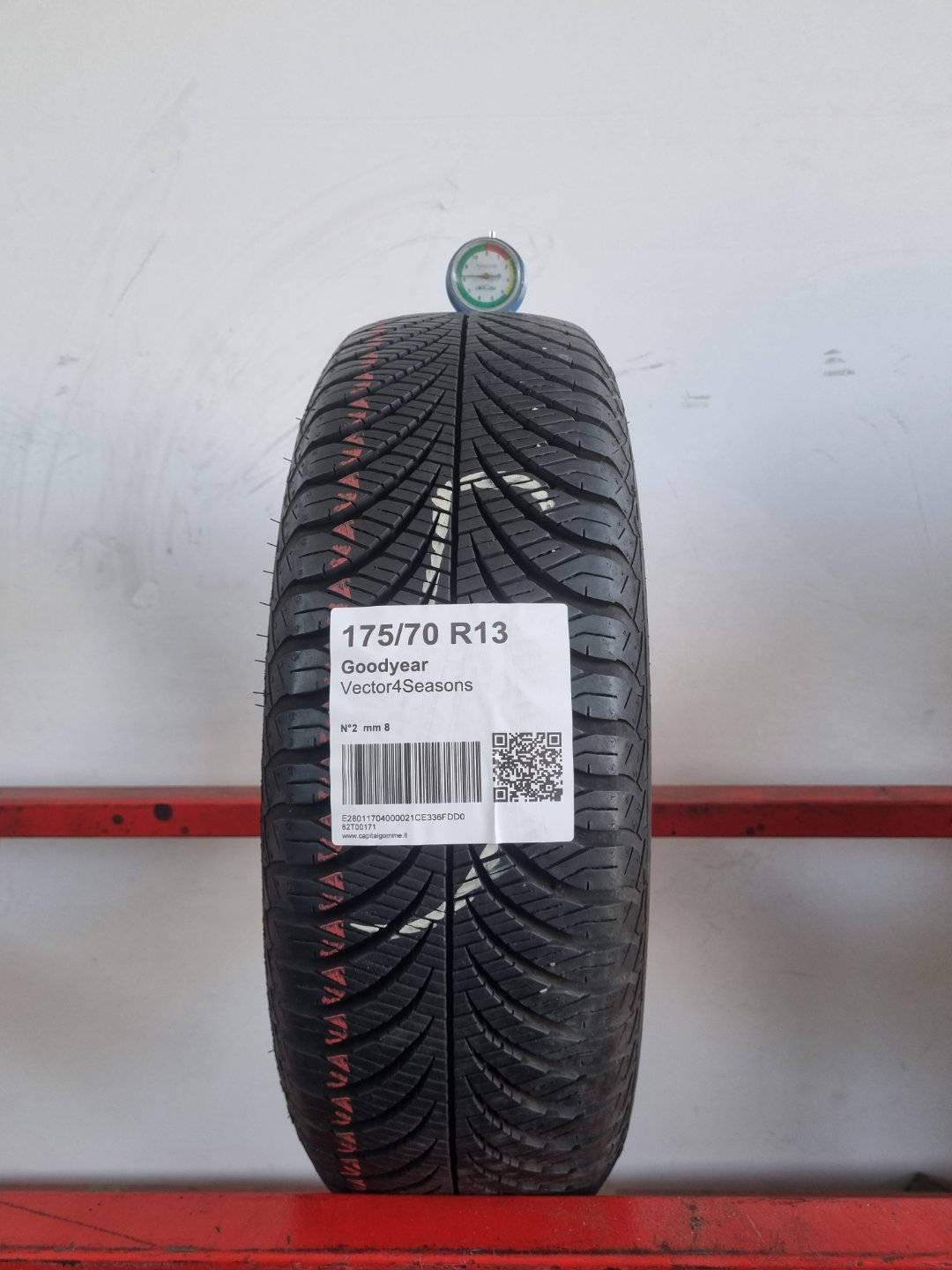 Gomma usata Goodyear Vector4Seasons 175/70 R13 Quattro Stagioni - Capital Gomme