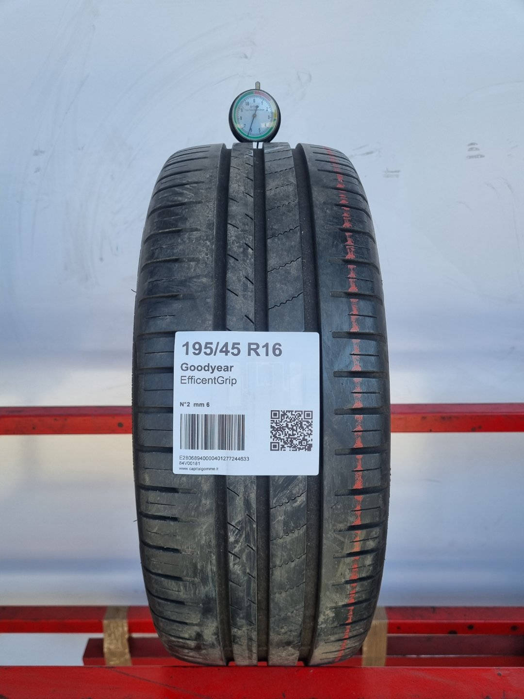 Gomma usata Goodyear EfficentGrip 195/45 R16 Estiva - Capital Gomme