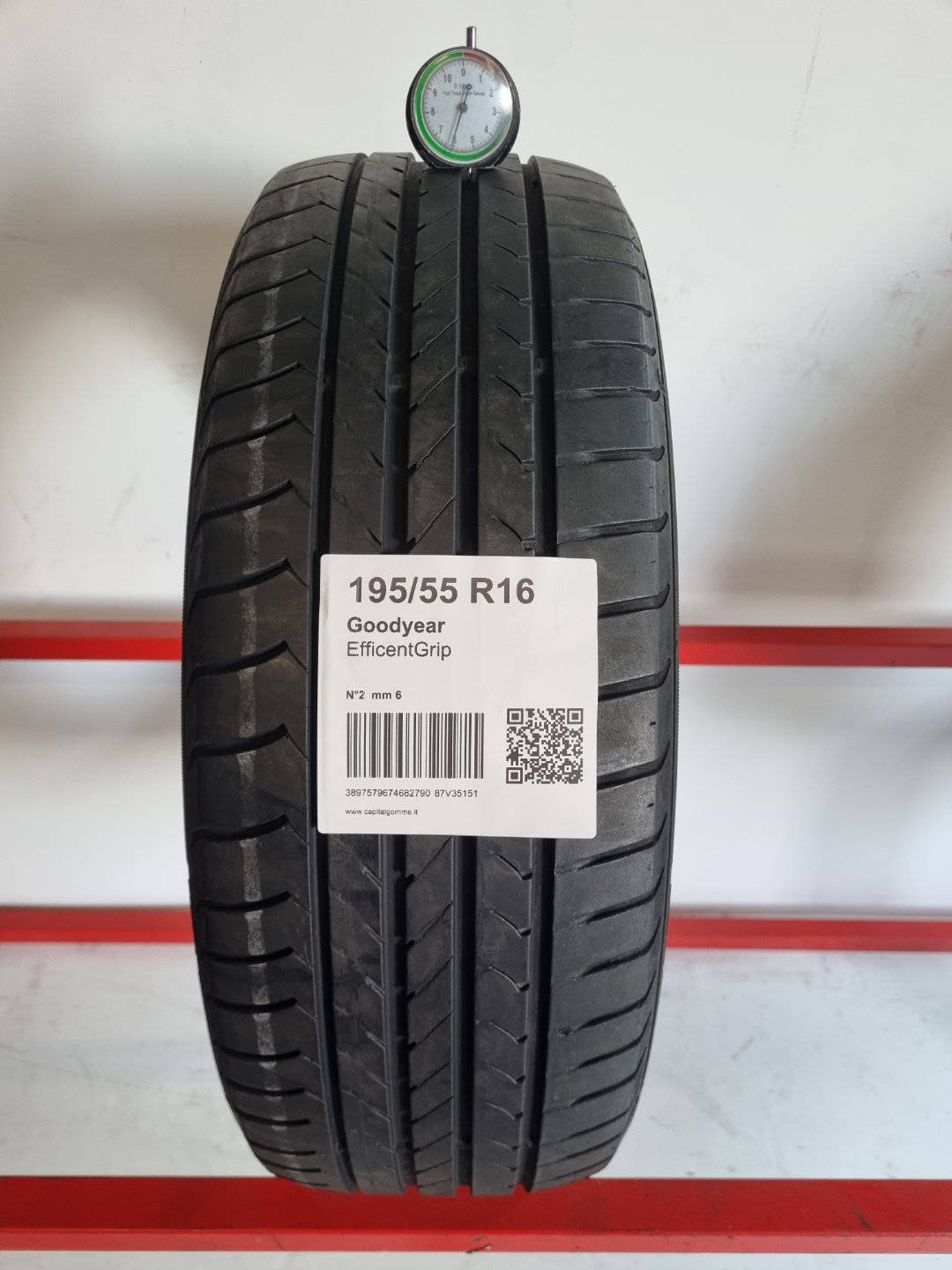 Gomma usata Goodyear EfficentGrip 195/55 R16 Estiva - Capital Gomme