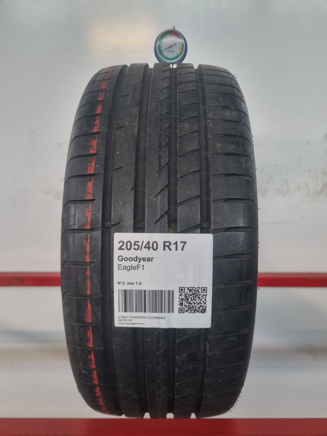 Gomma usata Goodyear EagleF1 205/40 R17 Estiva - Capital Gomme