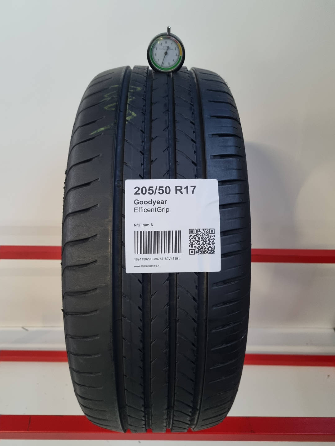 Gomma usata Goodyear EfficentGrip 205/50 R17 Estiva - Capital Gomme