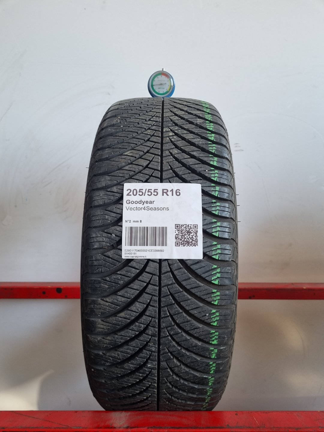 Gomma usata Goodyear Vector4Seasons 205/55 R16 Quattro Stagioni - Capital Gomme