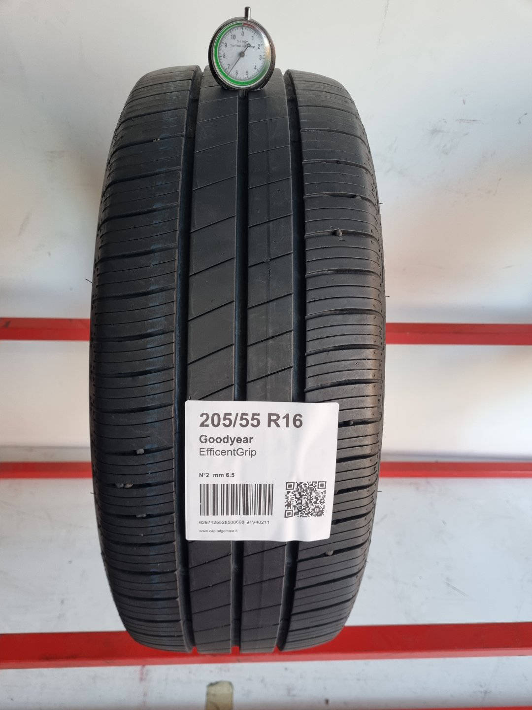 Gomma usata Goodyear EfficentGrip 205/55 R16 Estiva - Capital Gomme