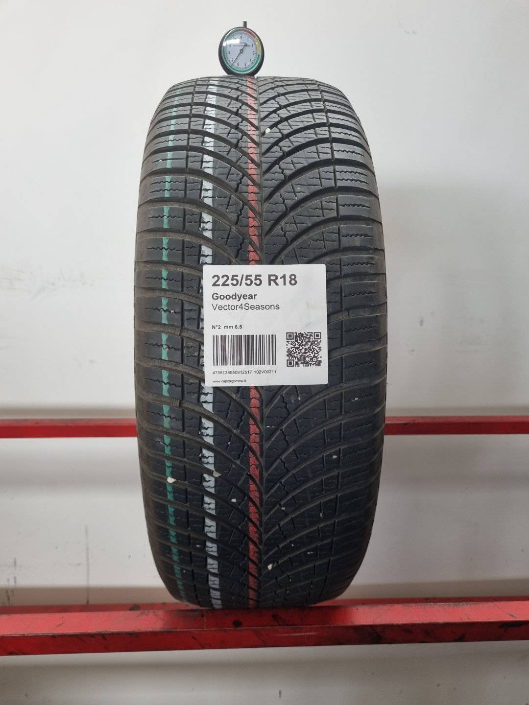 Gomma usata Goodyear Vector4Seasons 225/55 R18 Quattro Stagioni - Capital Gomme