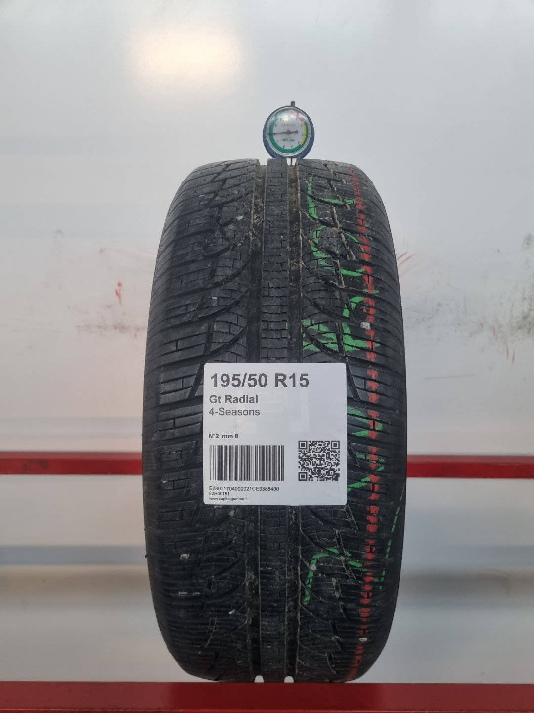 Gomma usata Gt Radial 4-Seasons 195/50 R15 Quattro Stagioni - Capital Gomme