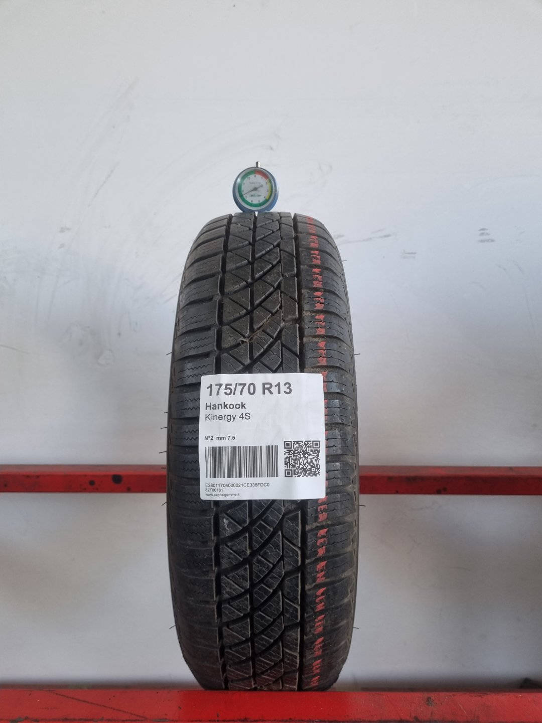 Gomma usata Hankook Kinergy 4S 175/70 R13 Quattro Stagioni - Capital Gomme