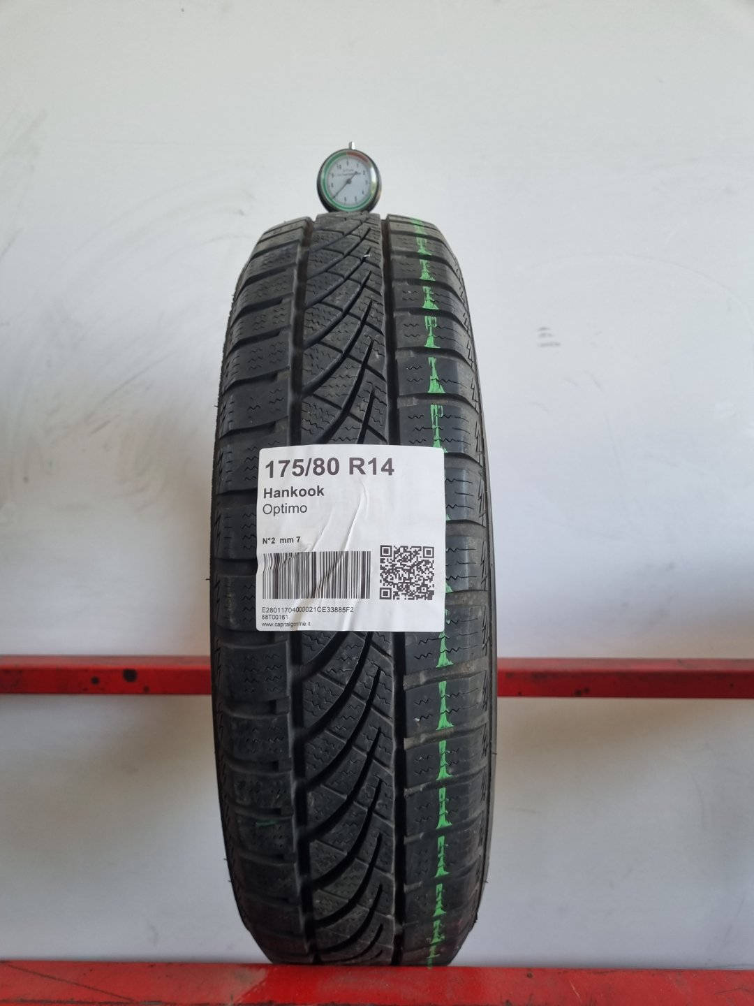 Gomma usata Hankook Optimo 175/80 R14 Quattro Stagioni - Capital Gomme