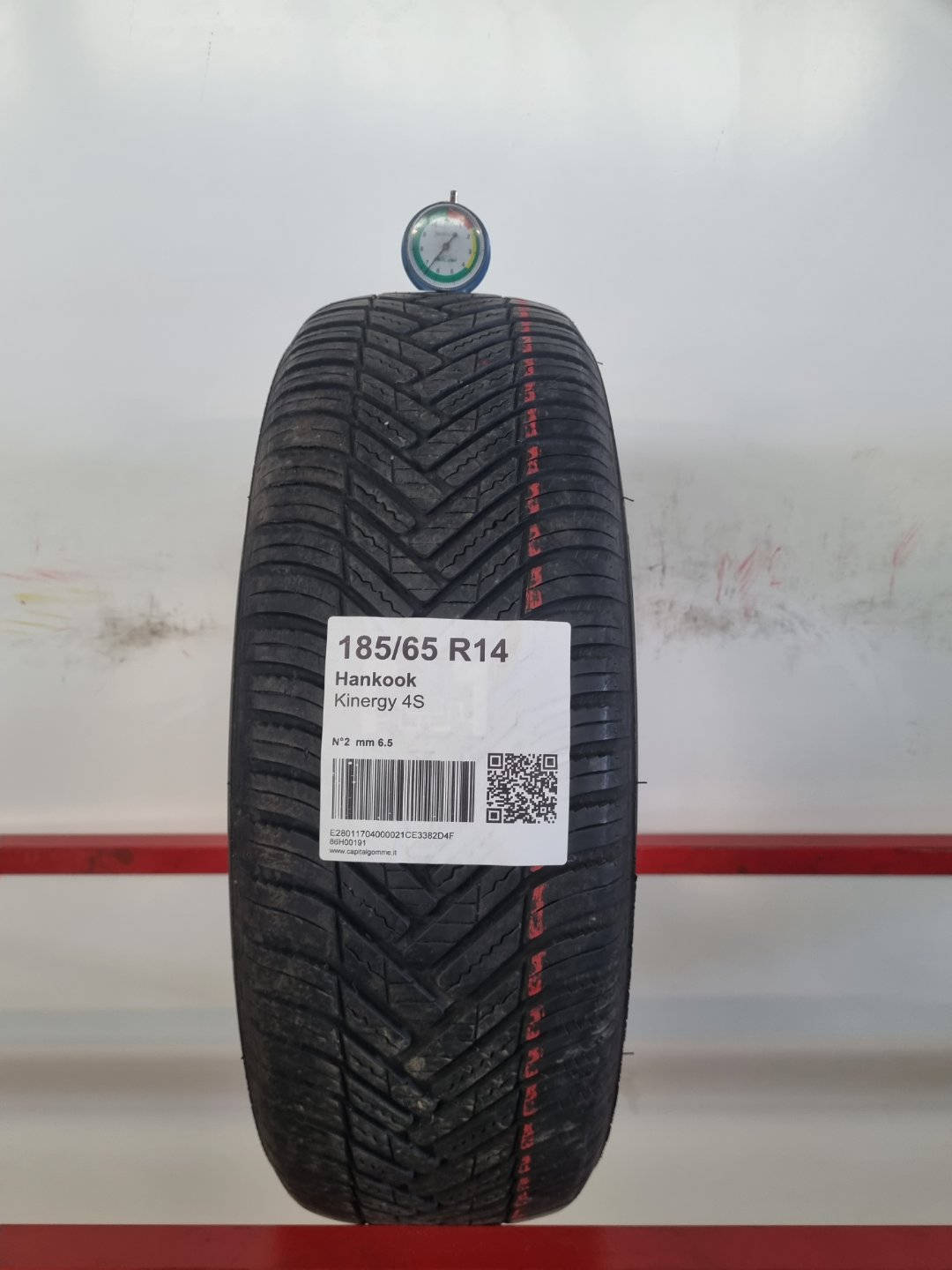 Gomma usata Hankook Kinergy 4S 185/65 R14 Quattro Stagioni - Capital Gomme