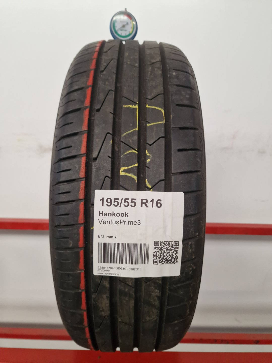 Gomma usata Hankook VentusPrime3 195/55 R16 Estiva - Capital Gomme