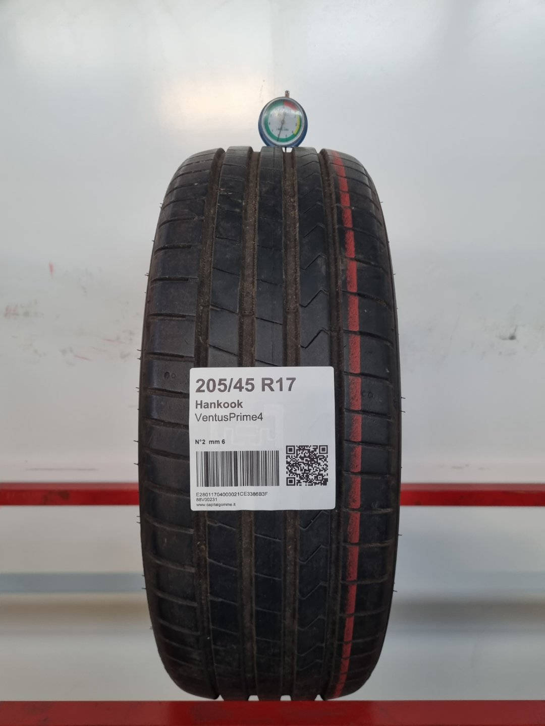 Gomma usata Hankook VentusPrime4 205/45 R17 Estiva - Capital Gomme