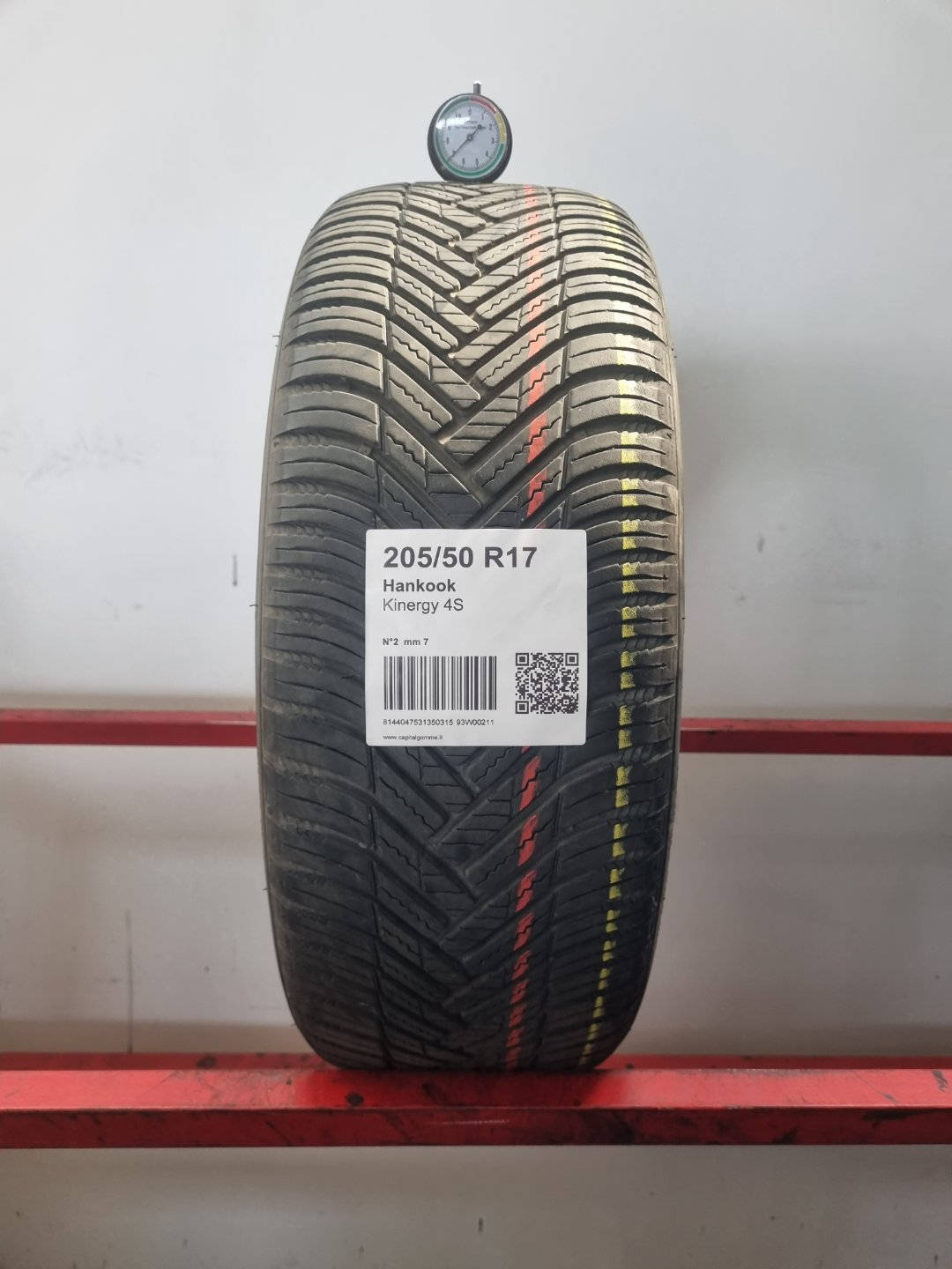 Gomma usata Hankook Kinergy 4S 205/50 R17 Quattro Stagioni - Capital Gomme