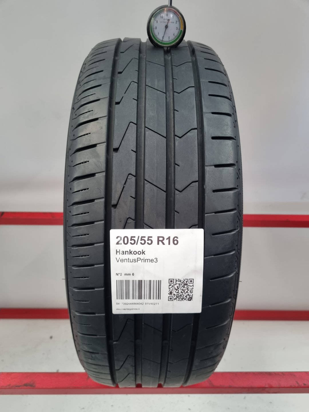 Gomma usata Hankook VentusPrime3 205/55 R16 Estiva - Capital Gomme