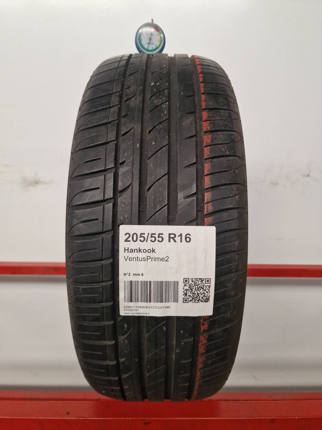 Gomma usata Hankook VentusPrime2 205/55 R16 Estiva - Capital Gomme