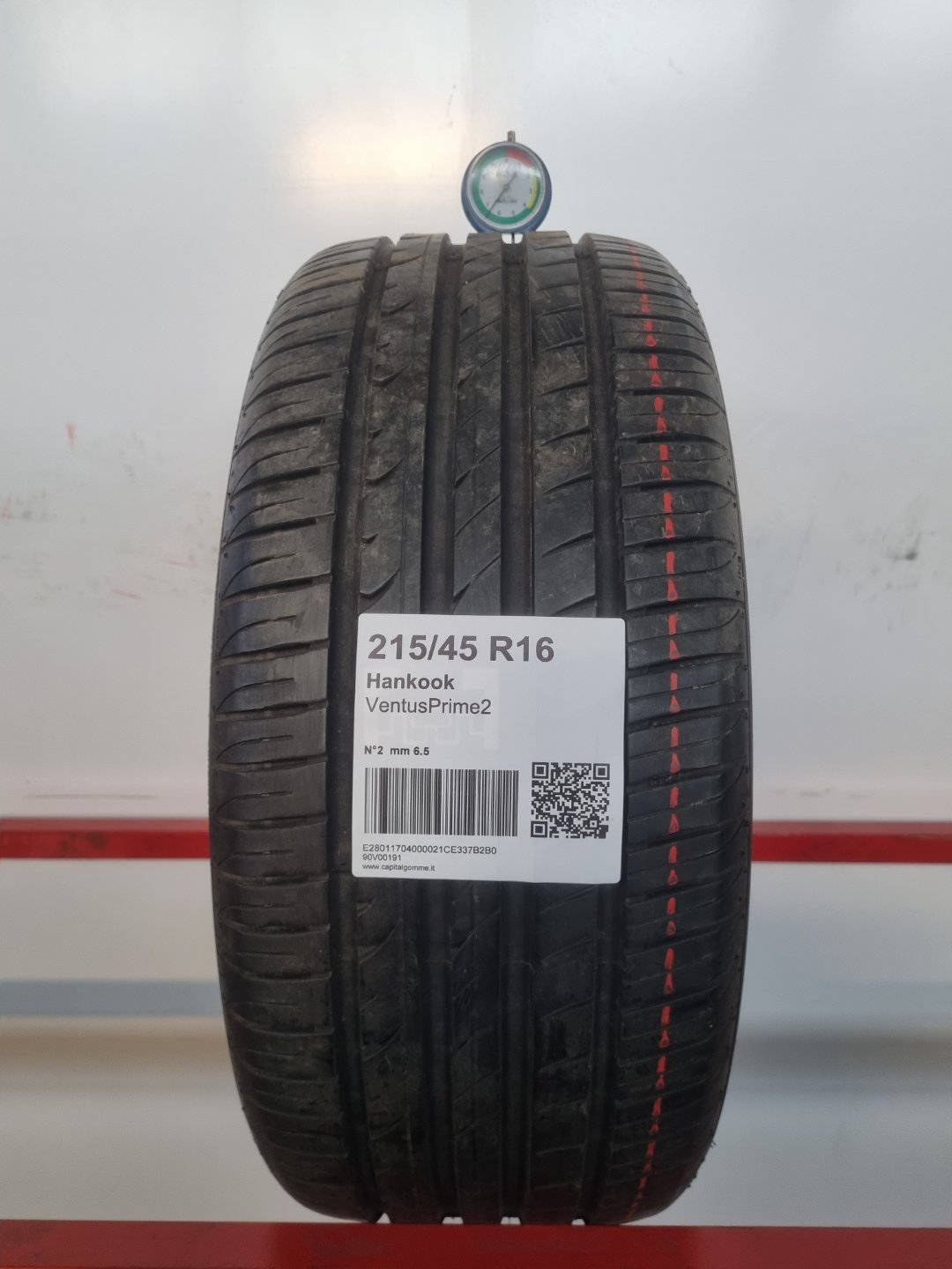 Gomma usata Hankook VentusPrime2 215/45 R16 Estiva - Capital Gomme