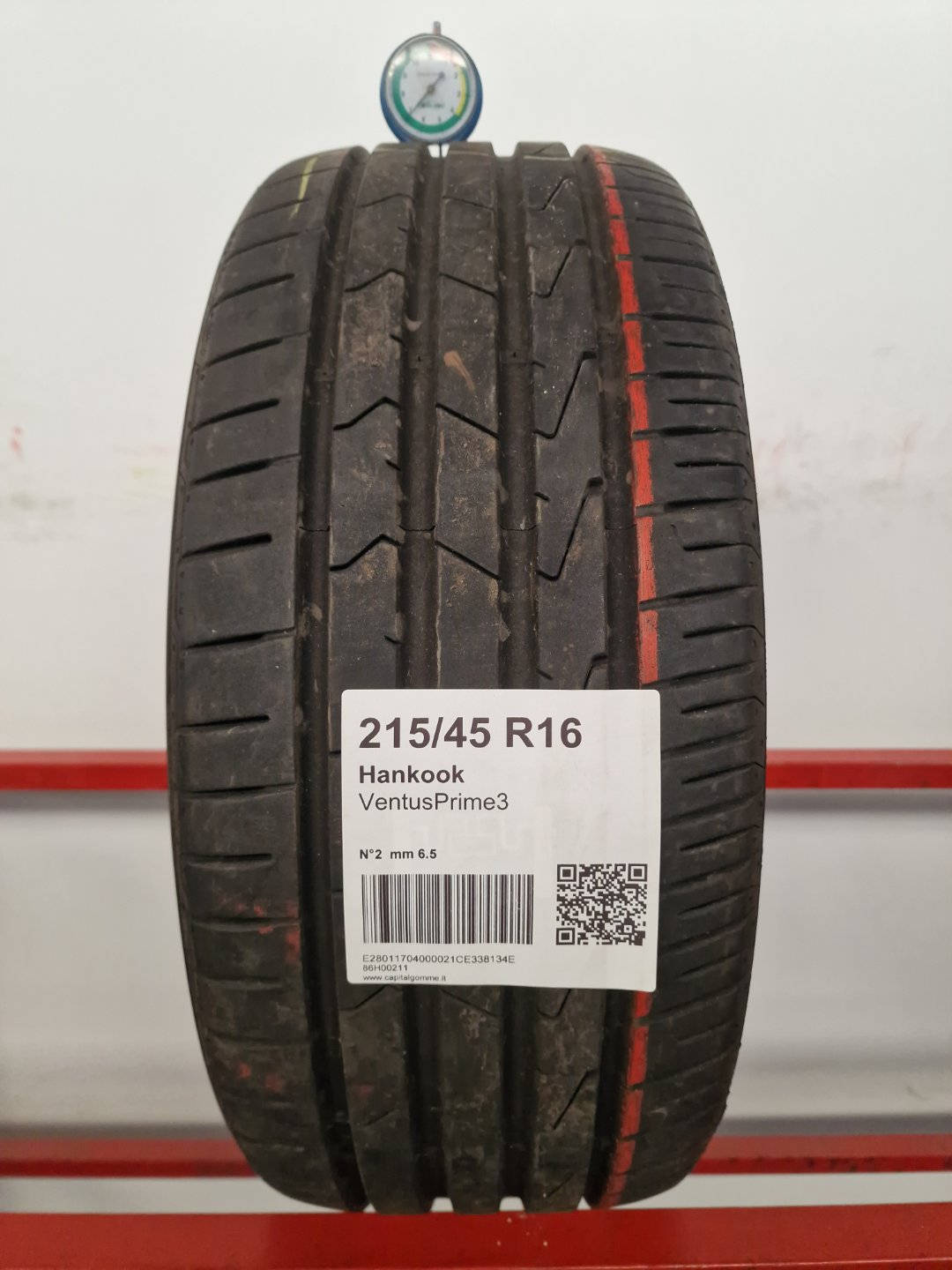 Gomma usata Hankook VentusPrime3 215/45 R16 Estiva - Capital Gomme