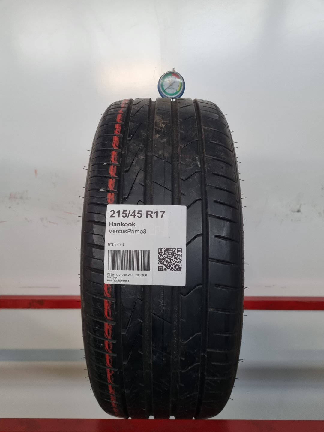 Gomma usata Hankook VentusPrime3 215/45 R17 Estiva - Capital Gomme