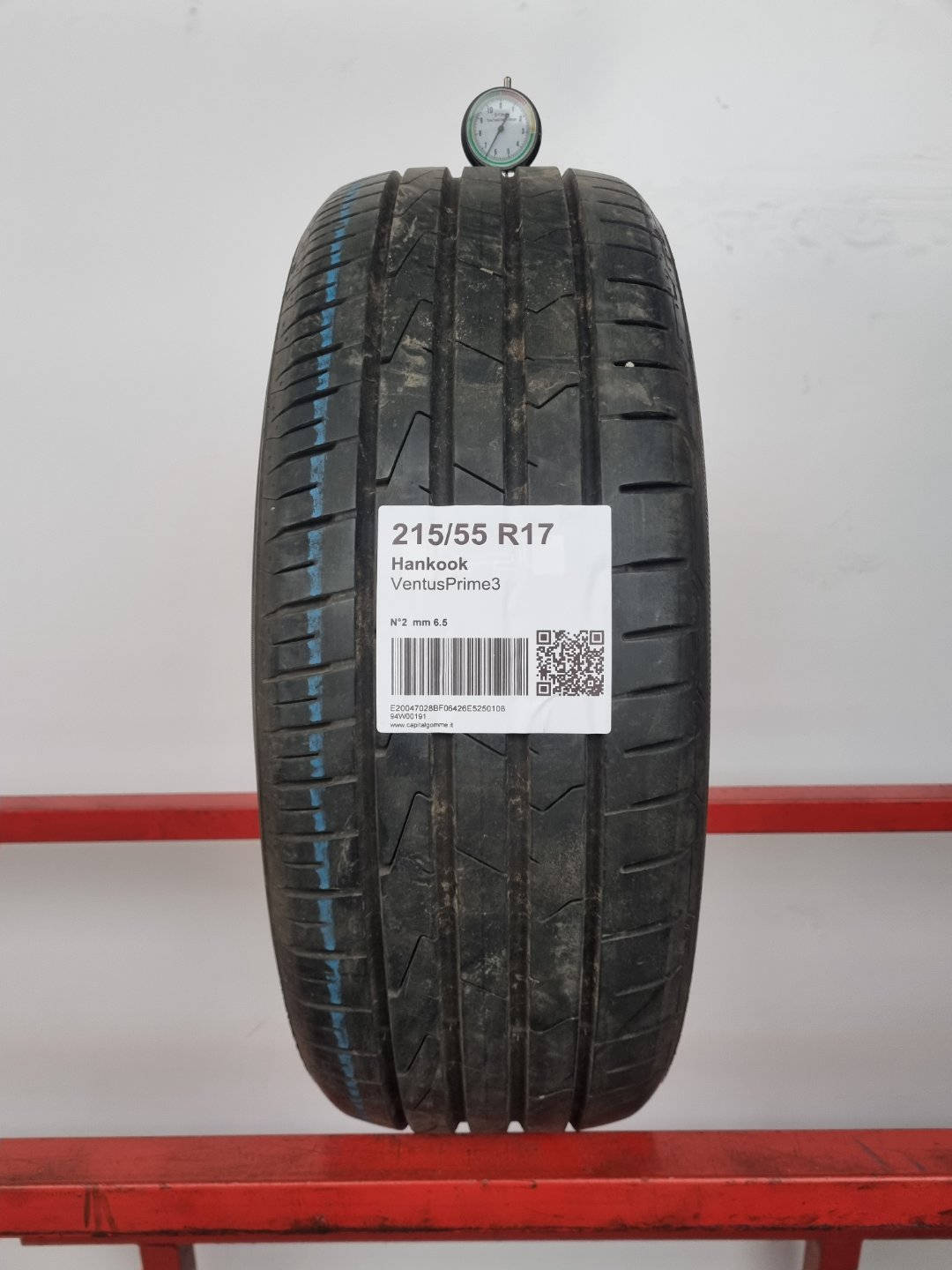 Gomma usata Hankook VentusPrime3 215/55 R17 Estiva - Capital Gomme