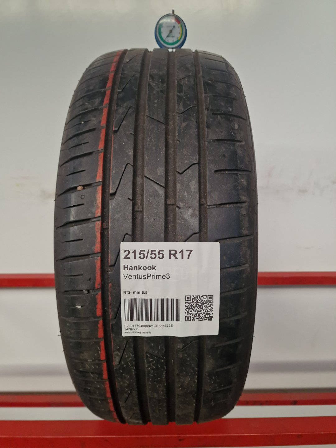 Gomma usata Hankook VentusPrime3 215/55 R17 Estiva - Capital Gomme