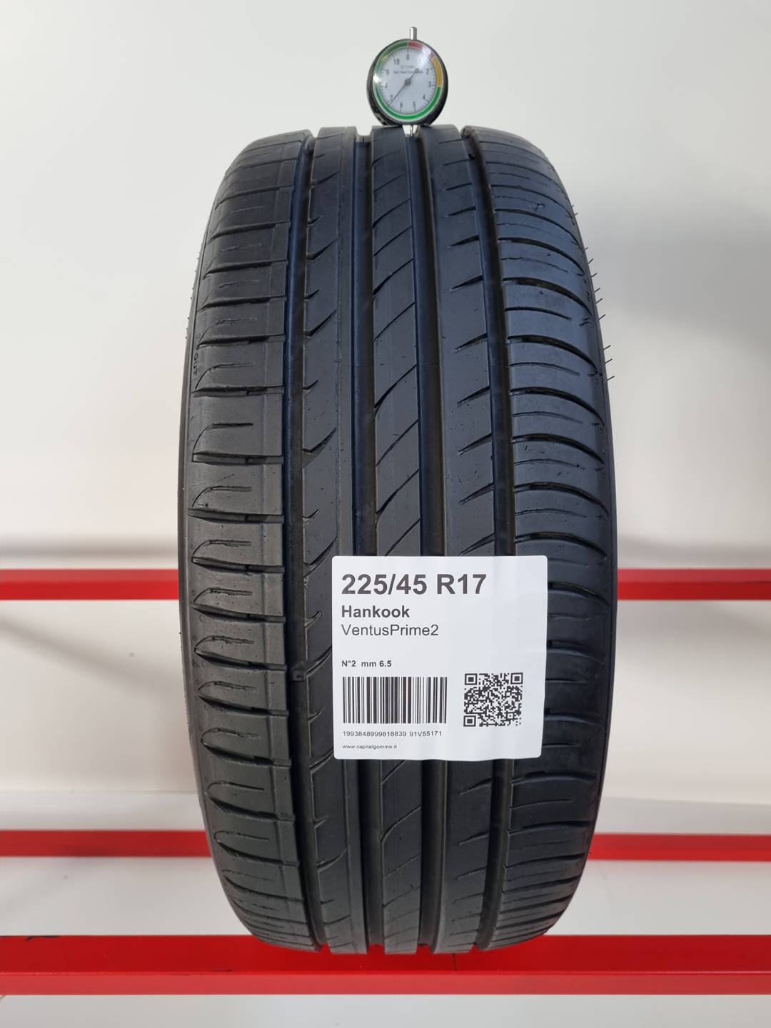 Gomma usata Hankook VentusPrime2 225/45 R17 Estiva - Capital Gomme