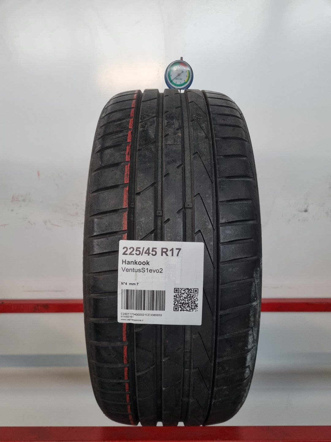 Gomma usata Hankook VentusS1evo2 225/45 R17 Estiva - Capital Gomme