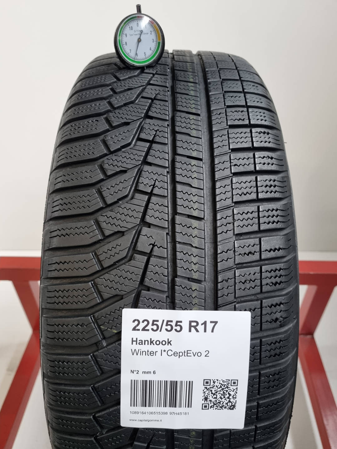 Gomma usata Hankook Winter I*CeptEvo 2 225/55 R17 Invernale - Capital Gomme
