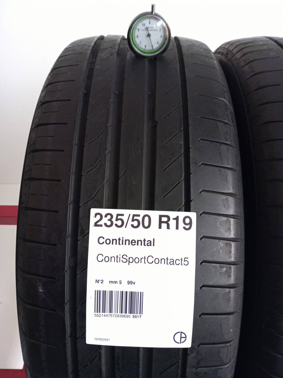 Gomma usata Continental Contisportcontact5 235/50 R19 Estiva - Capital Gomme