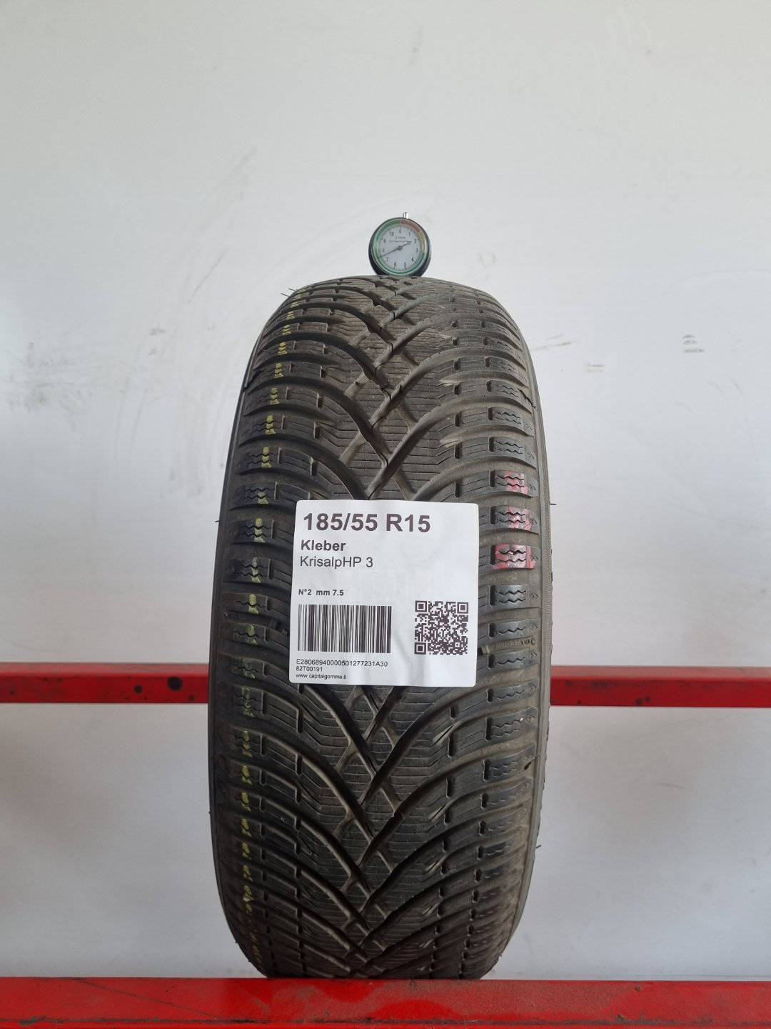 Gomma usata Kleber KrisalpHP 3 185/55 R15 Invernale - Capital Gomme