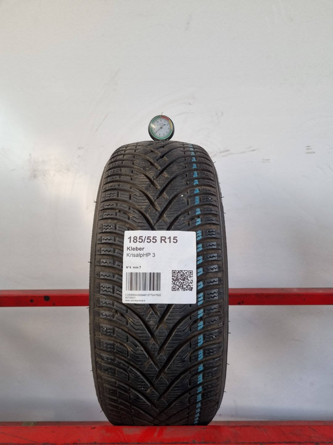 Gomma usata Kleber KrisalpHP 3 185/55 R15 Invernale - Capital Gomme