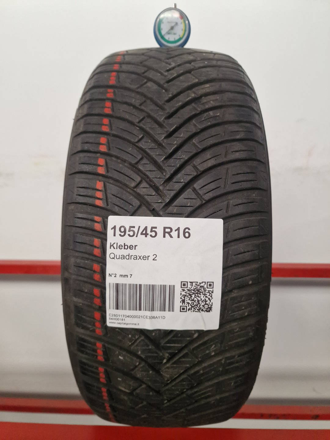 Gomma usata Kleber Quadraxer 2 195/45 R16 Quattro Stagioni - Capital Gomme