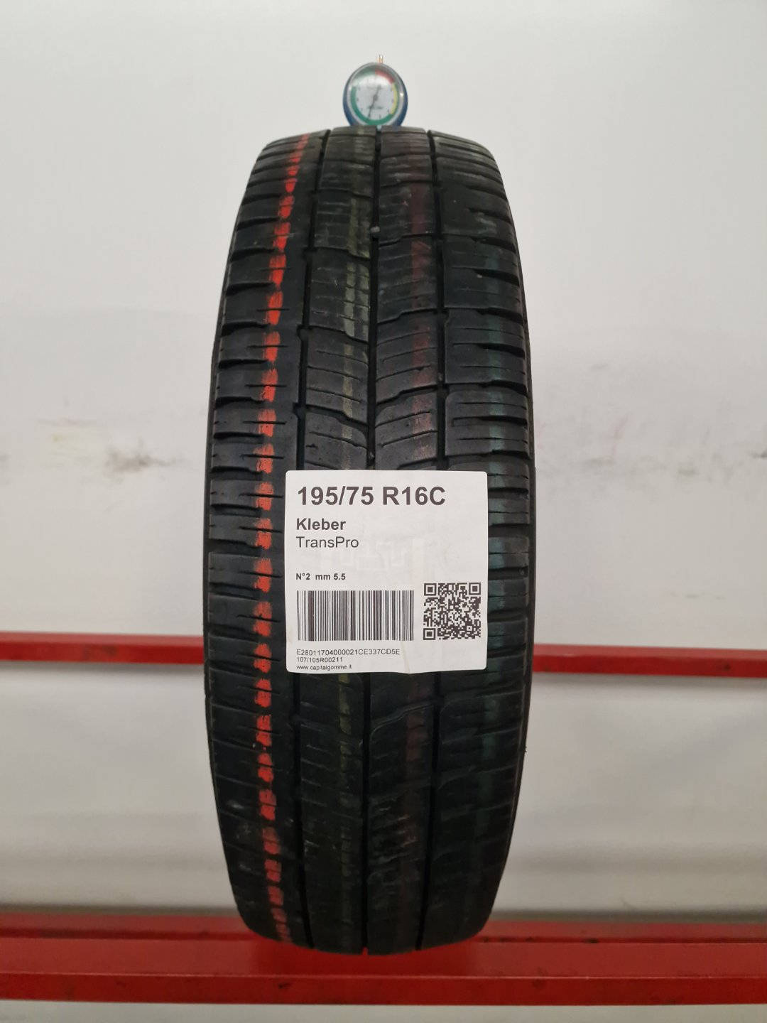 Gomma usata Kleber TransPro 195/75 R16 Quattro Stagioni - Capital Gomme
