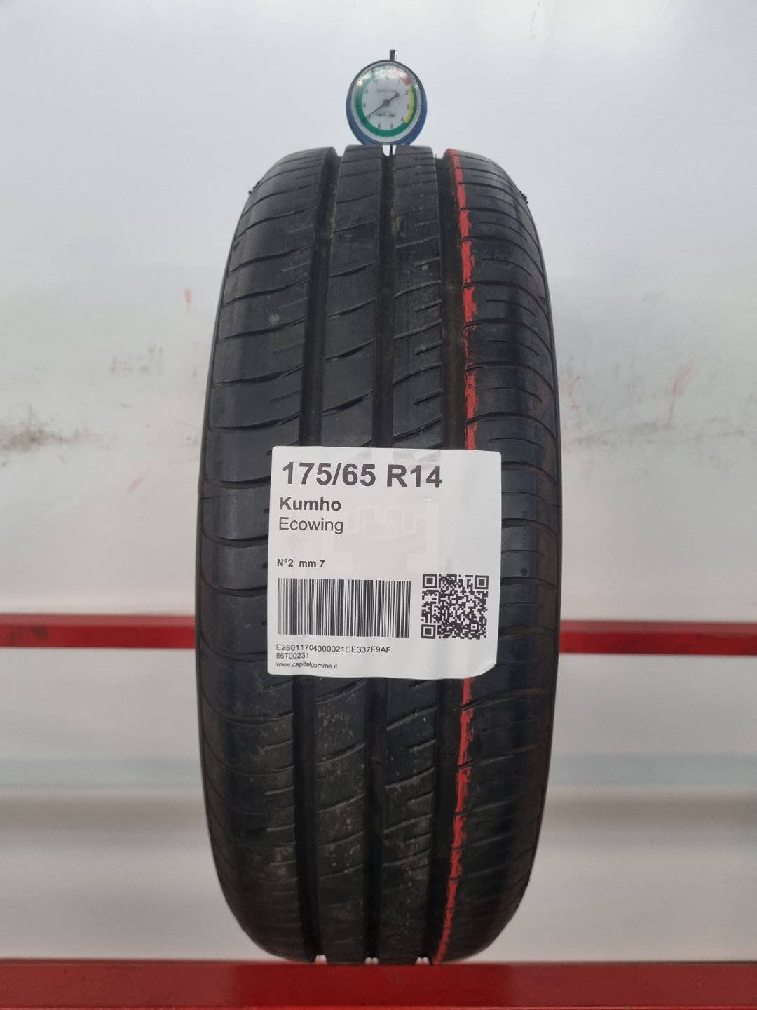 Gomma usata Kumho Ecowing 175/65 R14 Estiva - Capital Gomme