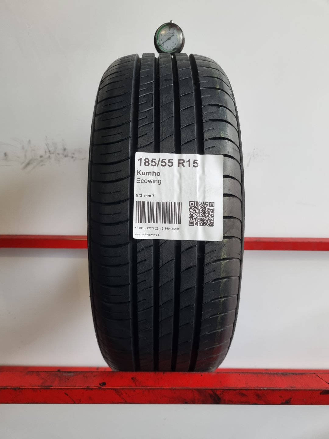 Gomma usata Kumho Ecowing 185/55 R15 Estiva - Capital Gomme