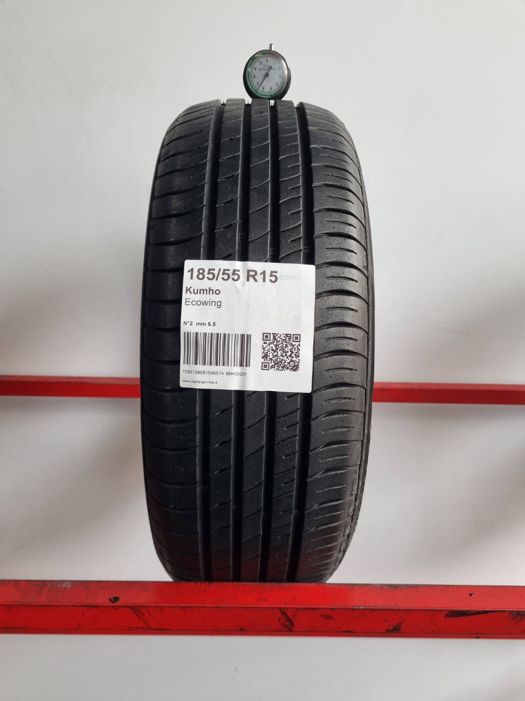Gomma usata Kumho Ecowing 185/55 R15 Estiva - Capital Gomme