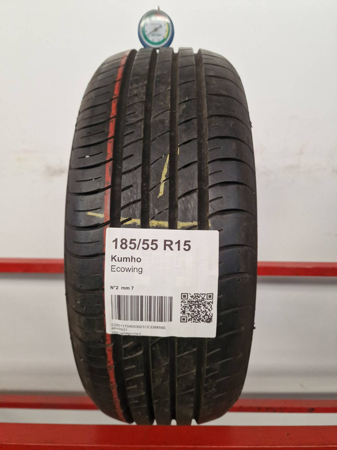 Gomma usata Kumho Ecowing 185/55 R15 Estiva - Capital Gomme