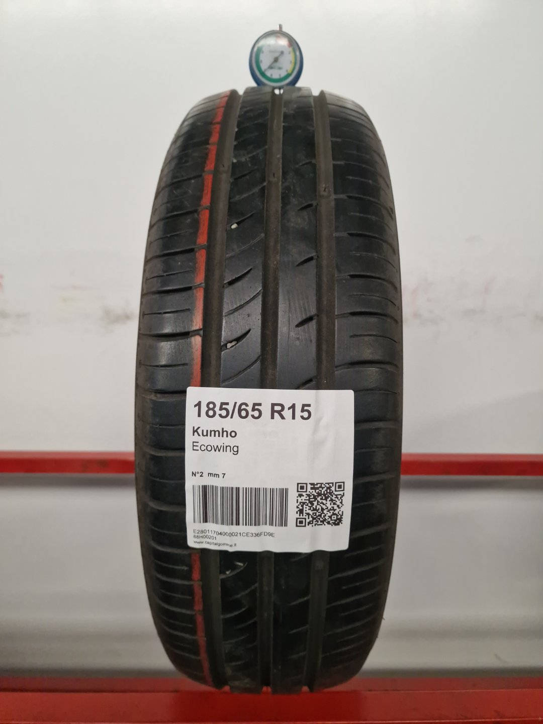 Gomma usata Kumho Ecowing 185/65 R15 Estiva - Capital Gomme