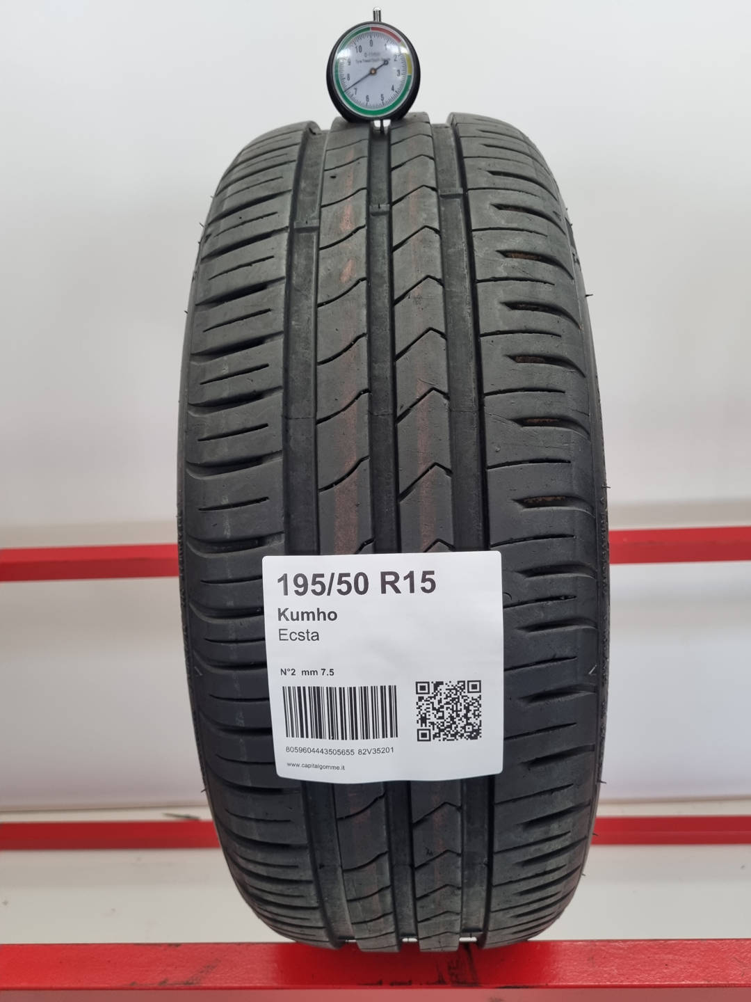 Gomma usata Kumho Ecsta 195/50 R15 Estiva - Capital Gomme