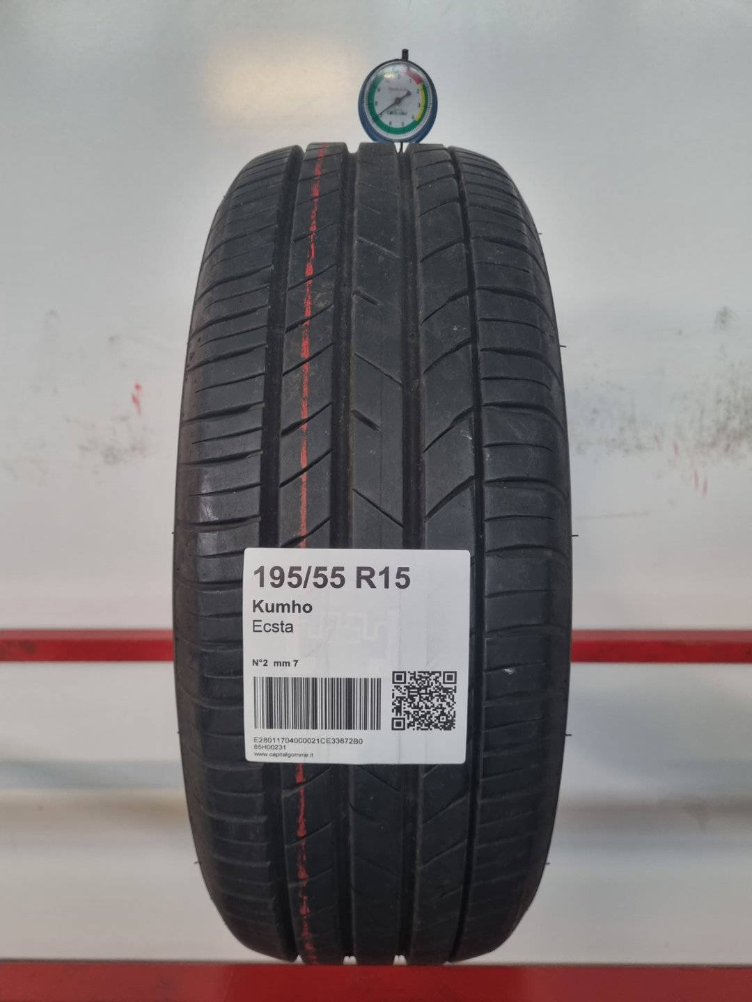 Gomma usata Kumho Ecsta 195/55 R15 Estiva - Capital Gomme