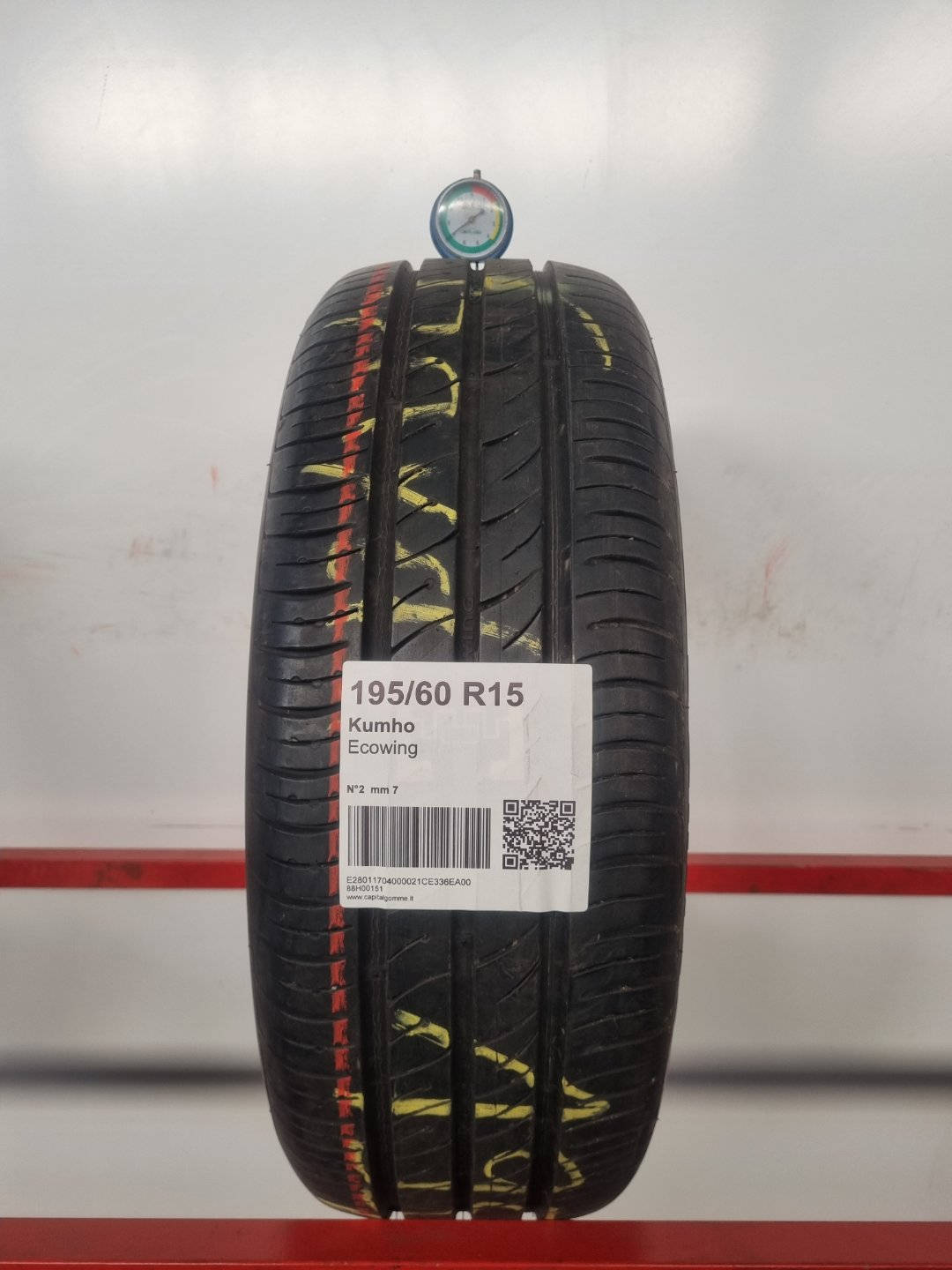 Gomma usata Kumho Ecowing 195/60 R15 Estiva - Capital Gomme