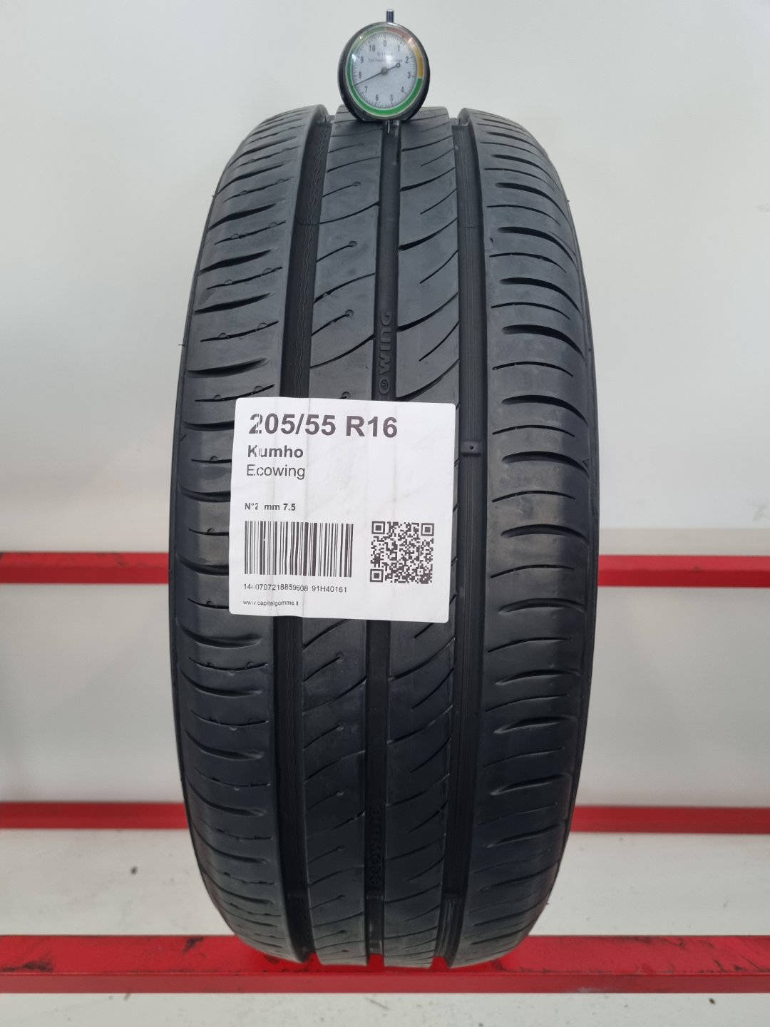 Gomma usata Kumho Ecowing 205/55 R16 Estiva - Capital Gomme