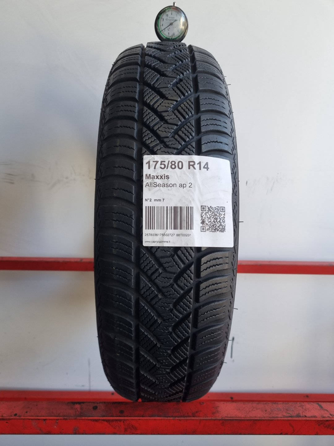 Gomma usata Maxxis AllSeason ap 2 175/80 R14 Quattro Stagioni - Capital Gomme