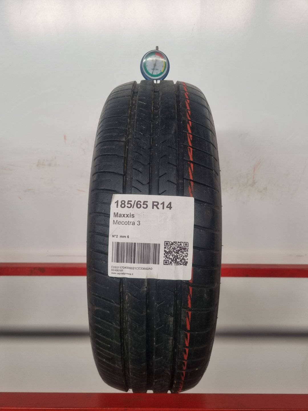 Gomma usata Maxxis Mecotra 3 185/65 R14 Estiva - Capital Gomme