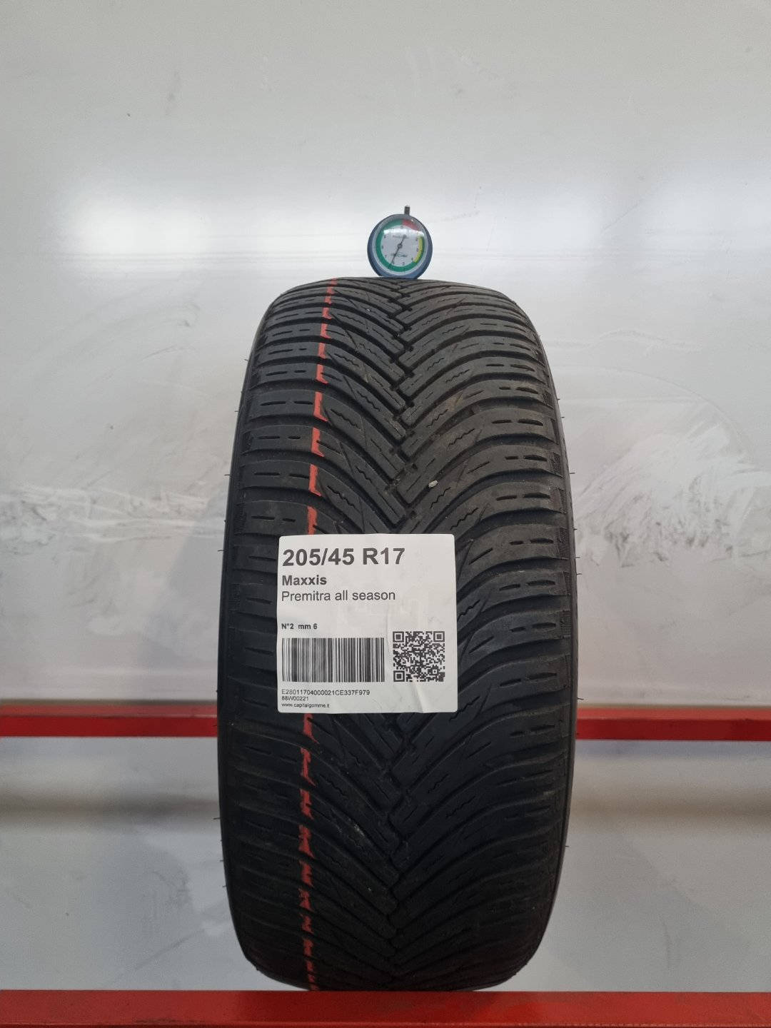 Gomma usata Maxxis Premitra all season 205/45 R17 Quattro Stagioni - Capital Gomme