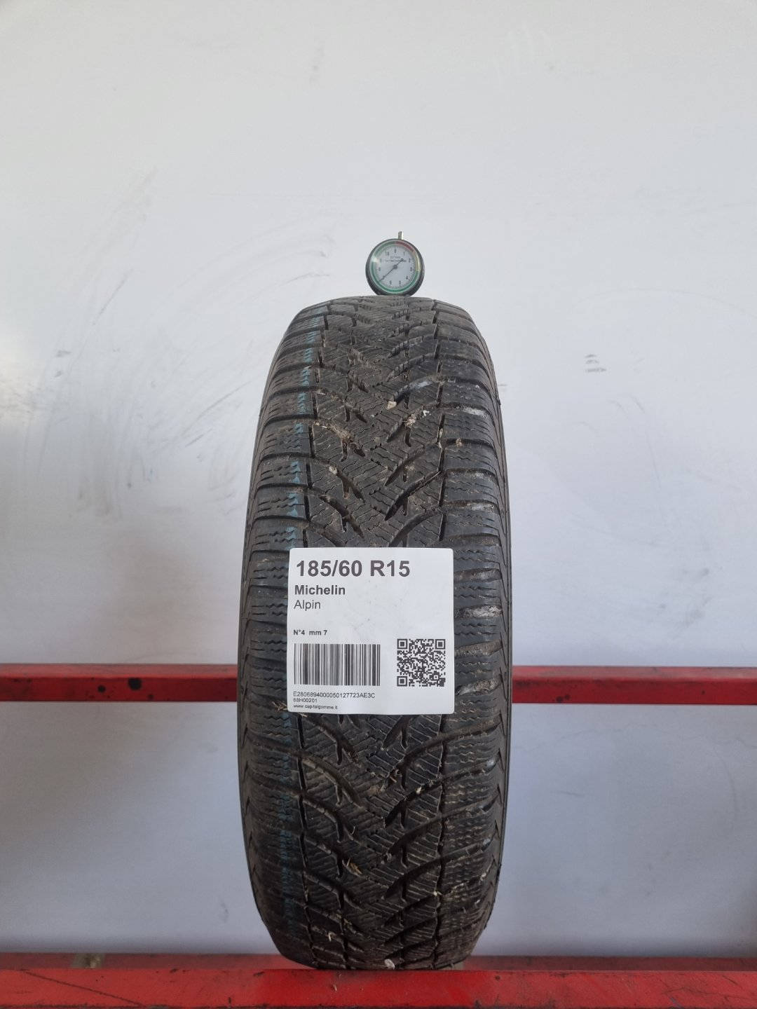 Gomma usata Michelin Alpin 185/60 R15 Invernale - Capital Gomme