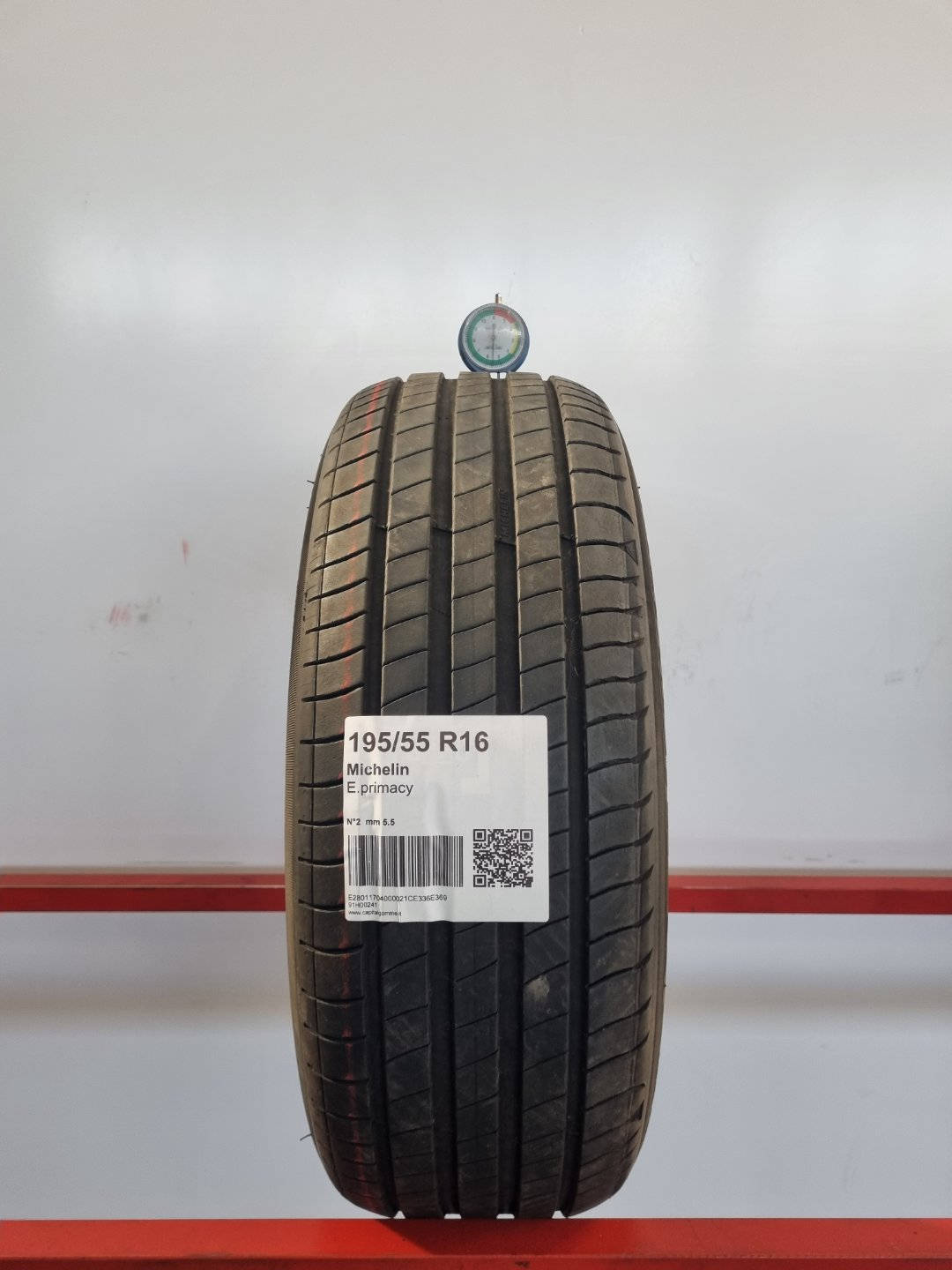 Gomma usata Michelin E.primacy 195/55 R16 Estiva - Capital Gomme