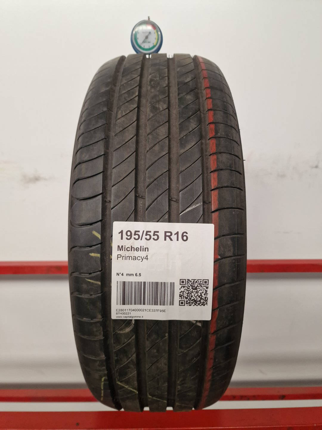 Gomma usata Michelin Primacy4 195/55 R16 Estiva - Capital Gomme
